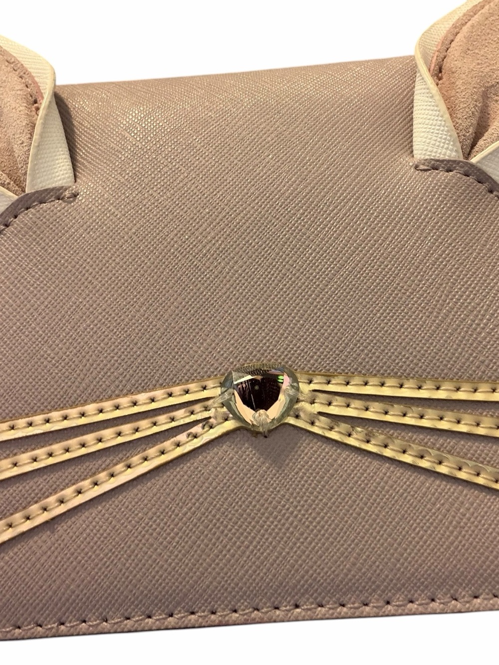 Kate Spade “Hop To It” Rabbit Cali Crossbody in mauve purple. Great condition